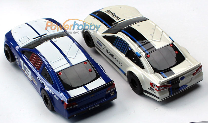 AFX Mega G+ Stocker Twin Pack HO Scale Slot Car MegaG+ 21026 MG+ Nascar - PowerHobby