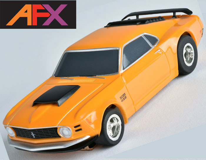 AFX Ford Mustang Boss 429 HO Slot Car Mega G+ MegaG+ Tomy Autoworld AFX21050 - PowerHobby