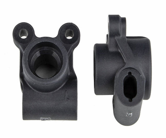 Team Associated ASC91876 RC10B6.2 Factory Team Rear Hubs, Carbon - PowerHobby