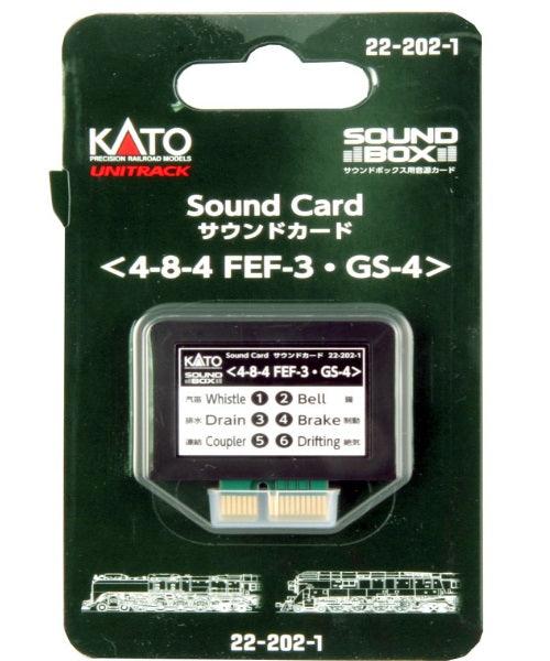 Kato 22-202-1 FEF-3 / GS-4 Heavy Steam Soundcard for Sound Box - PowerHobby