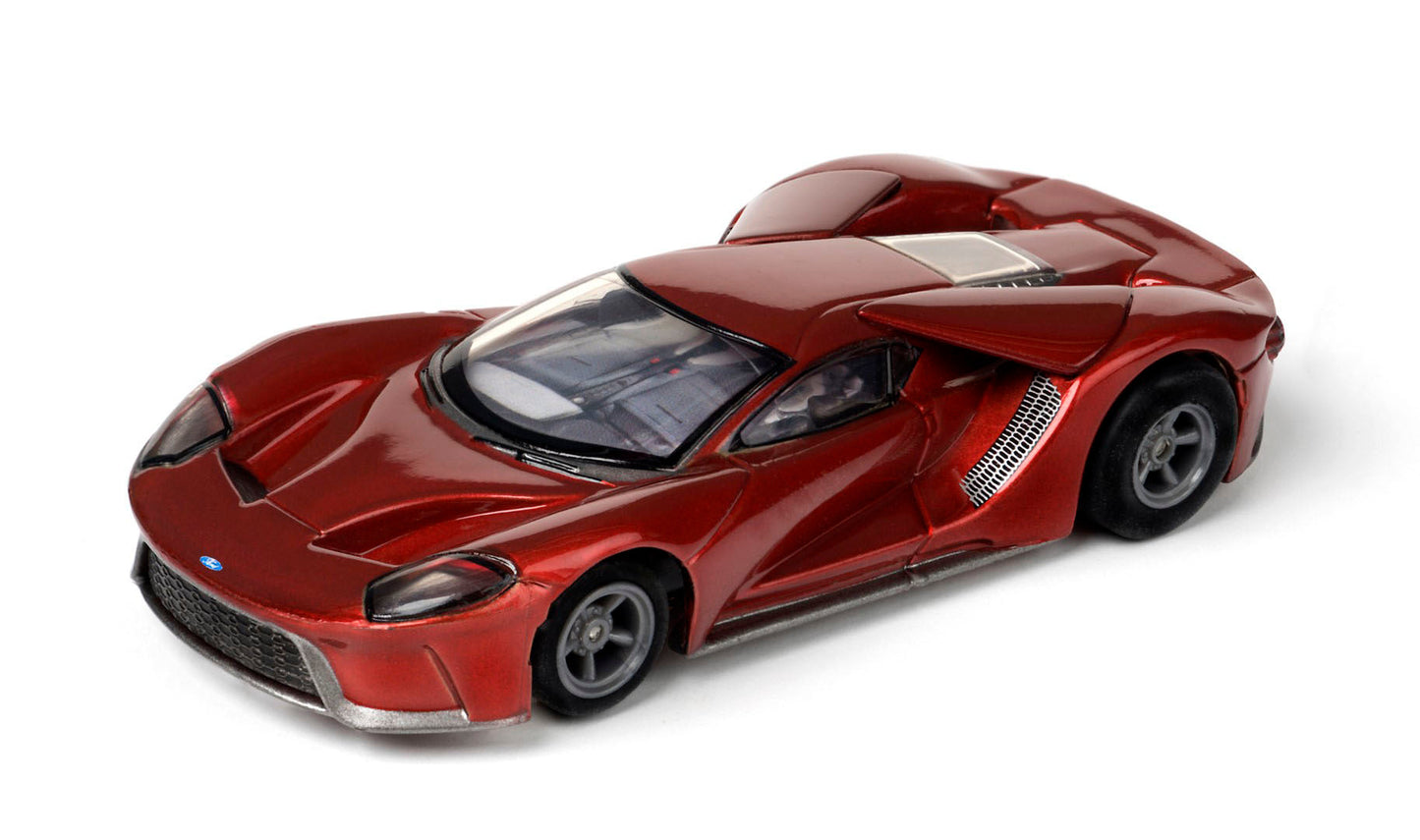 AFX 22030 Ford GT Liquid Red MegeG+ Mega G+ Ho slot car AFX22030 - PowerHobby