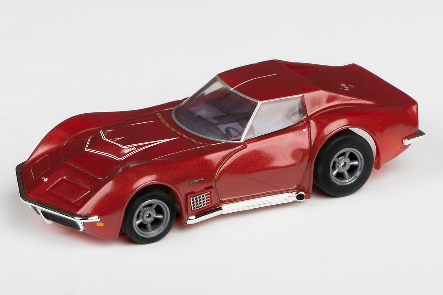 AFX 22038 1970 Corvette LT1 Red Metallic Mega G+ HO Scale Slot Car - PowerHobby