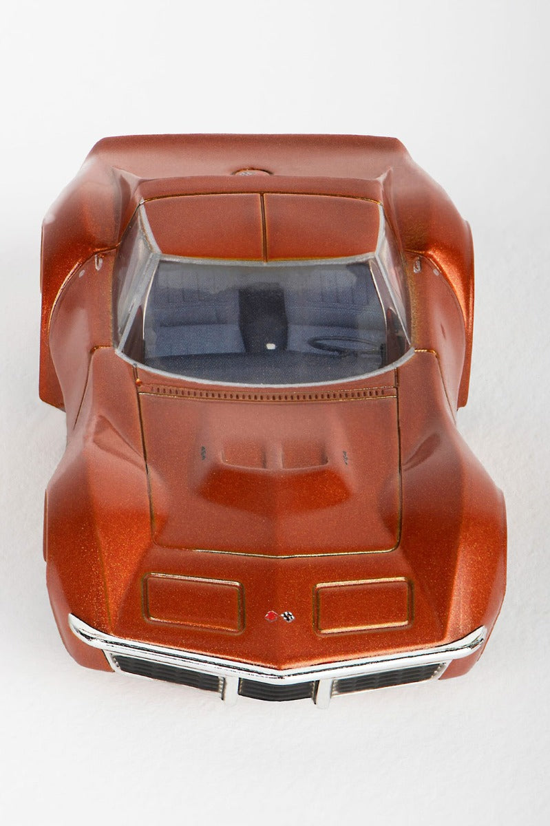 AFX 22047 1971 Corvette 454 Ontario Orange Mega G+ MegaG Plus HO Slot Car - PowerHobby