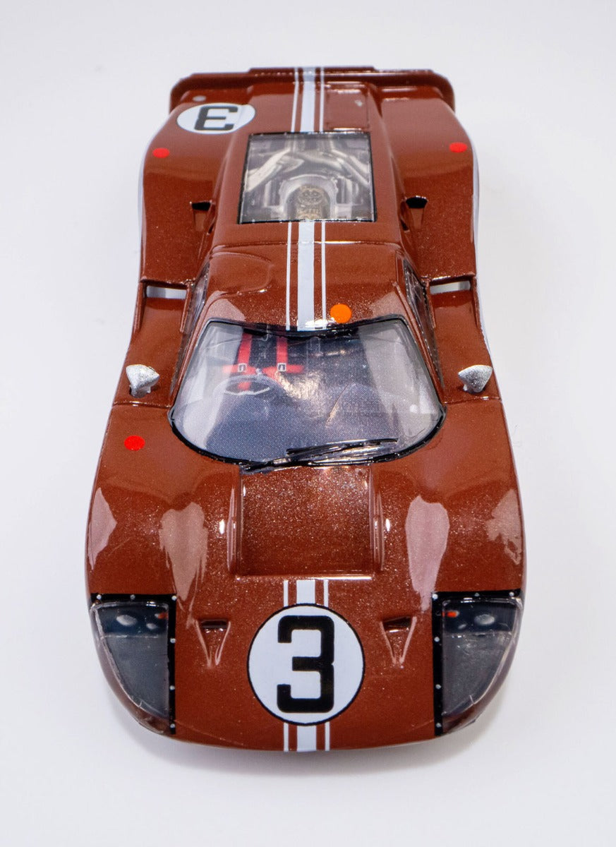 AFX 22053 Ford GT40 MKIV #3 LeMans 1967 Copper Mega G+ HO Slot Car AFX22053 - PowerHobby