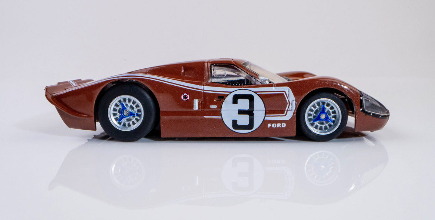 AFX 22053 Ford GT40 MKIV #3 LeMans 1967 Copper Mega G+ HO Slot Car AFX22053 - PowerHobby