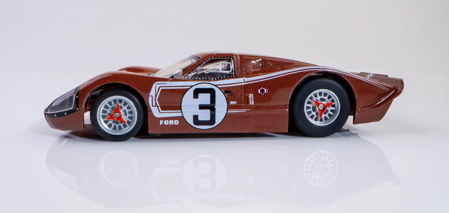 AFX 22053 Ford GT40 MKIV #3 LeMans 1967 Copper Mega G+ HO Slot Car AFX22053 - PowerHobby