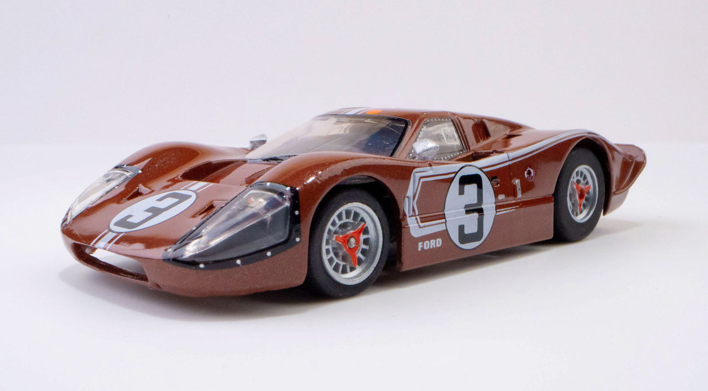 AFX 22053 Ford GT40 MKIV #3 LeMans 1967 Copper Mega G+ HO Slot Car AFX22053 - PowerHobby