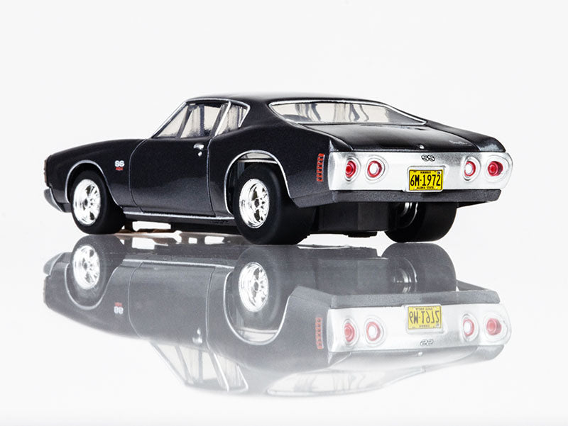 AFX 1972 Chevelle SS454 Black 22087 HO Scale Slot Car MegaG  Mega G+ - PowerHobby
