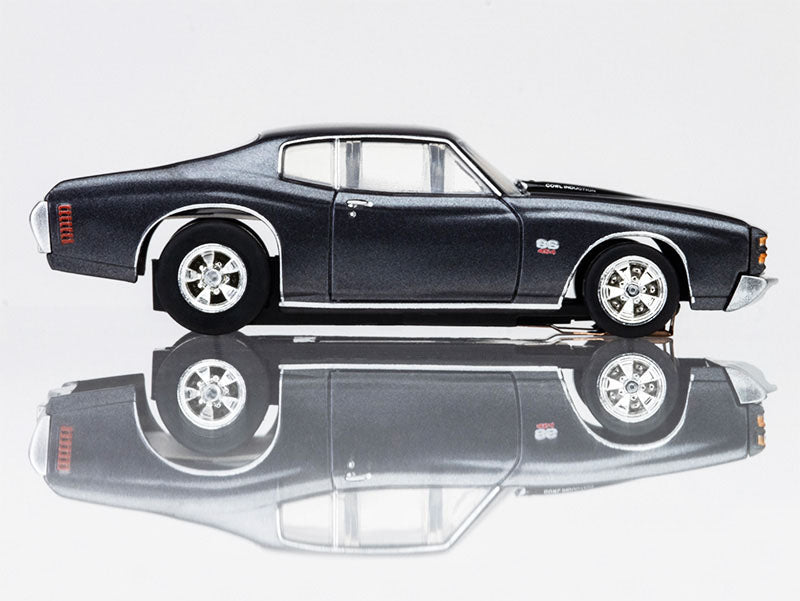 AFX 1972 Chevelle SS454 Black 22087 HO Scale Slot Car MegaG  Mega G+ - PowerHobby