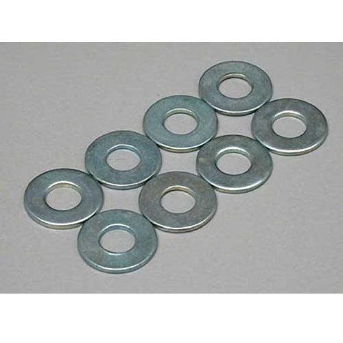 DuBro 2110 Flat Washers 4mm (8pcs) for Airplanes / Hardware - PowerHobby