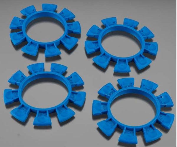 JConcepts 2212-1 Satellite Tire Gluing Rubber Bands Blue (4) 1/10 1/8 - PowerHobby