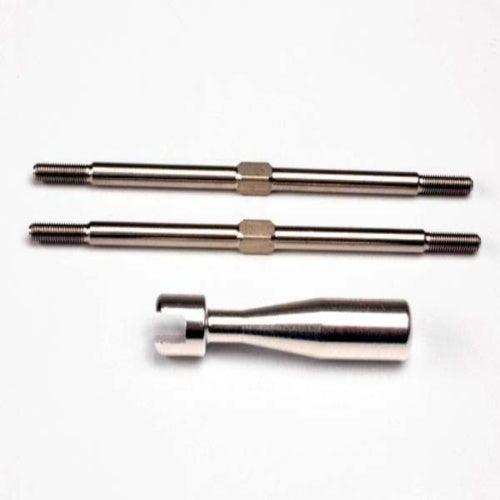 Traxxas 2338X Turnbuckles Titanium 96mm T-Maxx E-Maxx (2) - PowerHobby