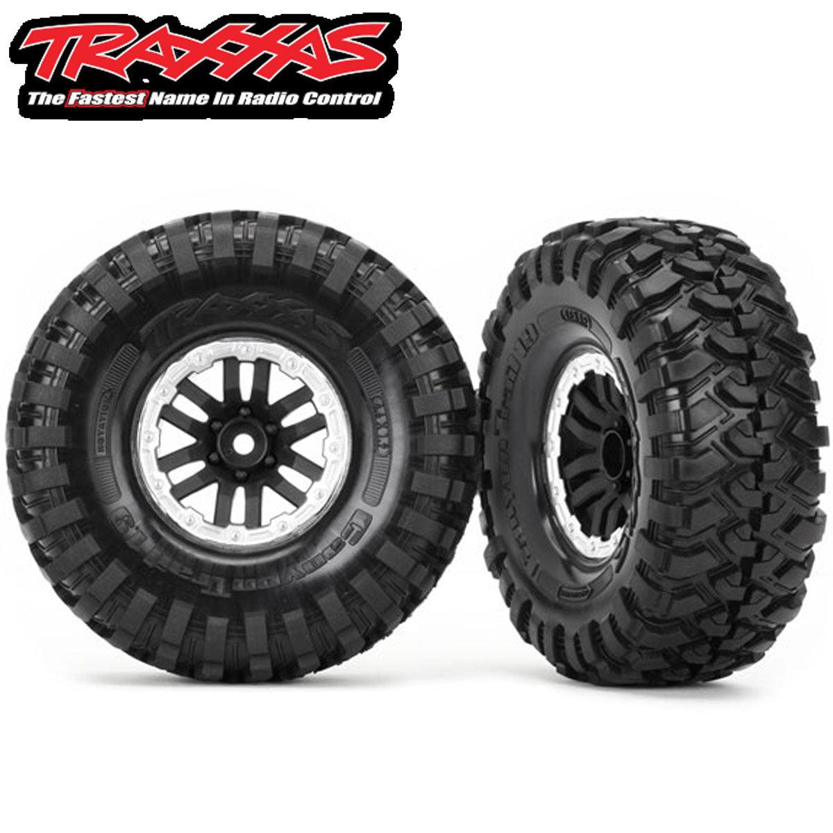 Traxxas 8272X Canyon Trail 1.9 Tires On TRX-4 Satin Bealock Wheels - PowerHobby