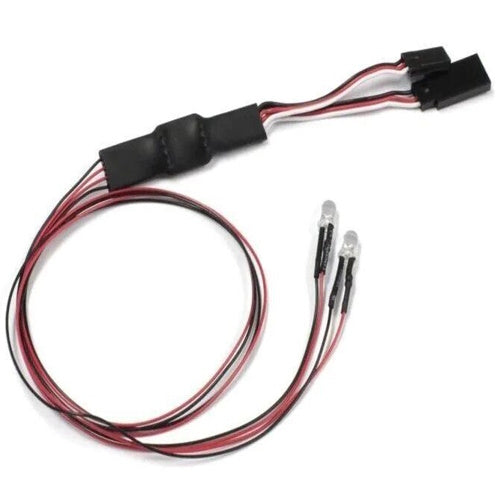 Kyosho 97054-2B LED Light Unit (Diam5/L400/Clear/2 Bulbs) - PowerHobby