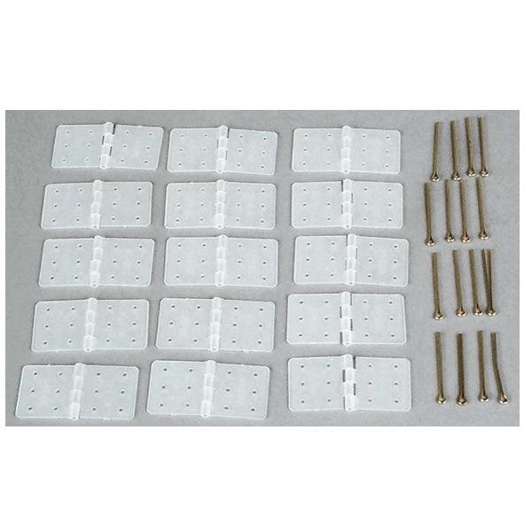 DuBro 257 Heavy Duty Hinge & Cotter Pin (15) for Airplanes / Hinges - PowerHobby