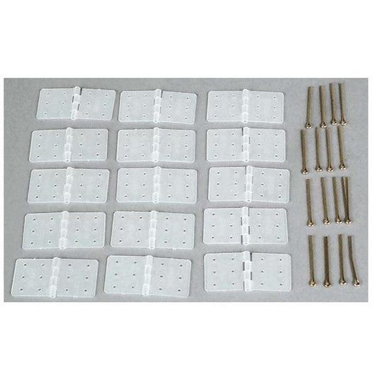 DuBro 257 Heavy Duty Hinge & Cotter Pin (15) for Airplanes / Hinges - PowerHobby