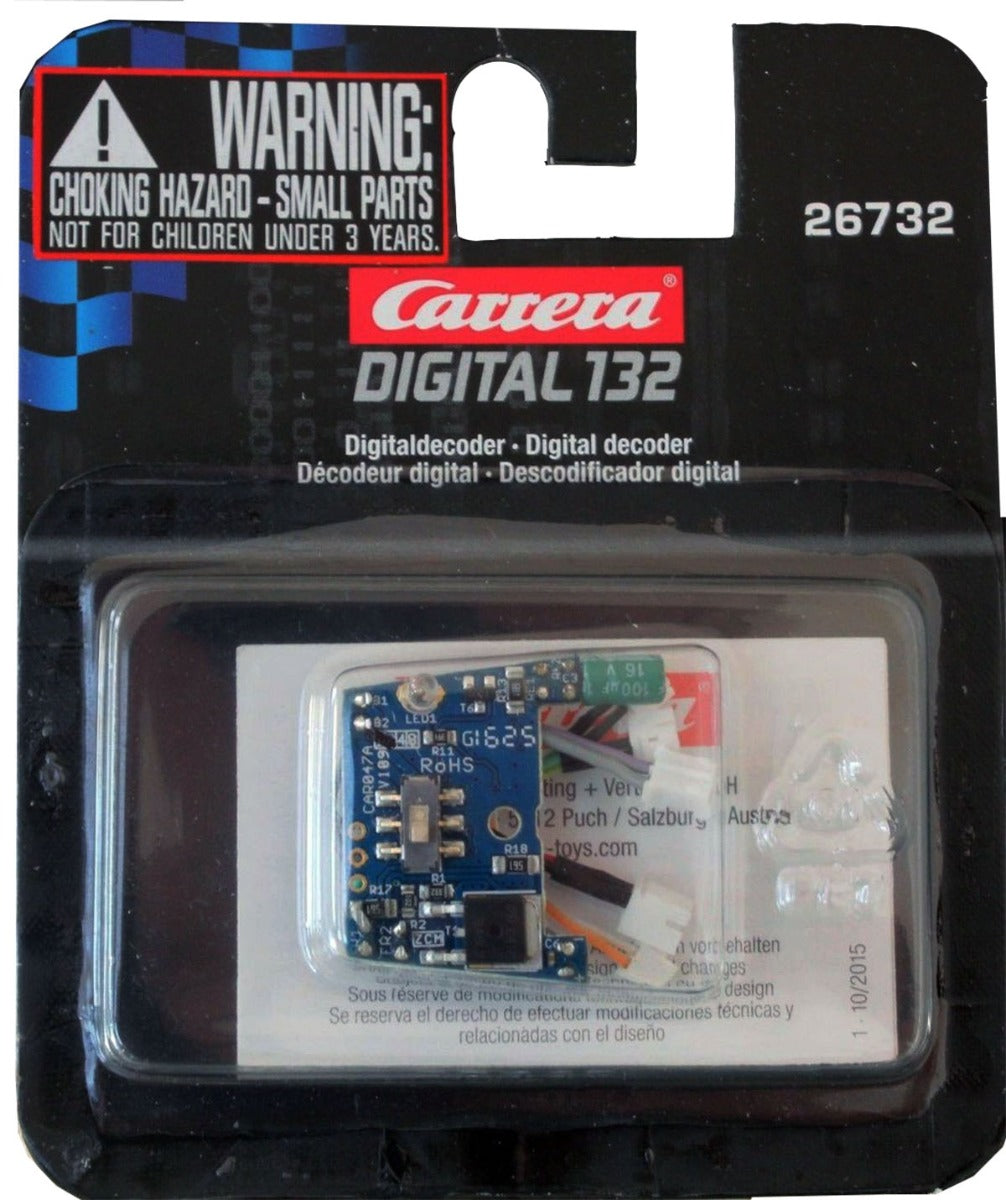 Carrera 26732 Digital Decoder for Evolution (Analog) car to Digital 1/32 Slot Car Chip - PowerHobby