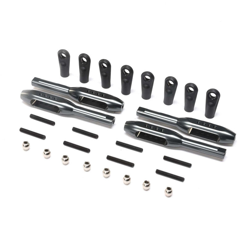 Team Losi Racing TLR144001  LwrShck Mount 4-Link BarSet 13.5" 4 LMT TTLMT - PowerHobby