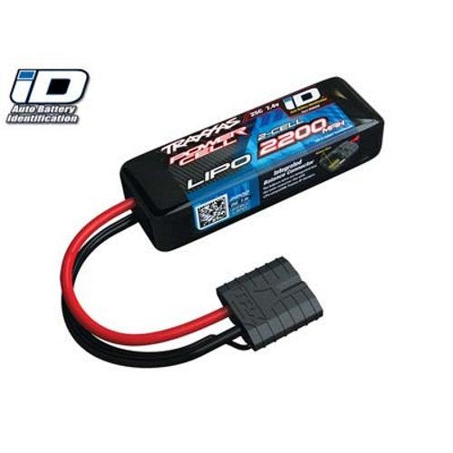 Traxxas TRA2820X LiPo Battery 2S 7.4V 2200mAh w/iD Connector - PowerHobby