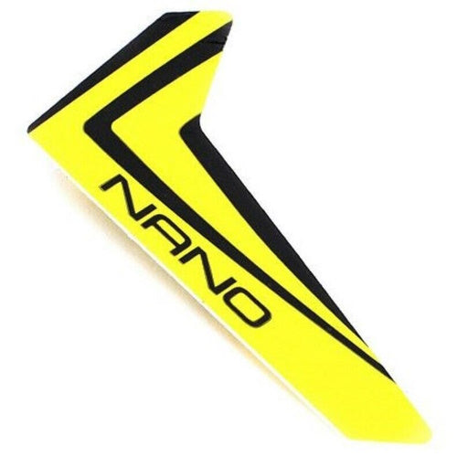 Blade BLH3320 Nano CP X Yellow Vertical Fin with decal CPX nCPX nCP X - PowerHobby