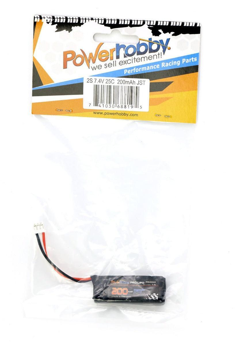 Powerhobby 2S 200MAH 30C Lio Battery : Blade UM F-27 E-flite UMX P