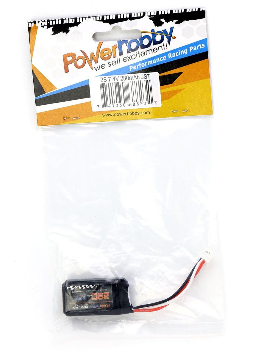 Powerhobby 2S 280mah 30c Lipo Battery w PH Connector / Plug - PowerHobby