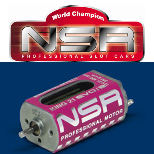 NSR 3023 King Evo 3 Long Can 21,400 RPM Motor 1/32 Slot Car - PowerHobby