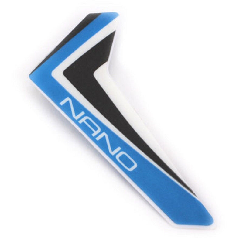 Blue BLH3320A Vertical Fin w/decal: nCP X E-Flite nCPX Helicopter - PowerHobby