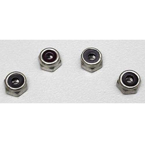 DuBro 3112 Stainless Steel Nylon Insert Lock Nut 4-40 (4) for Airplanes/Hardware - PowerHobby