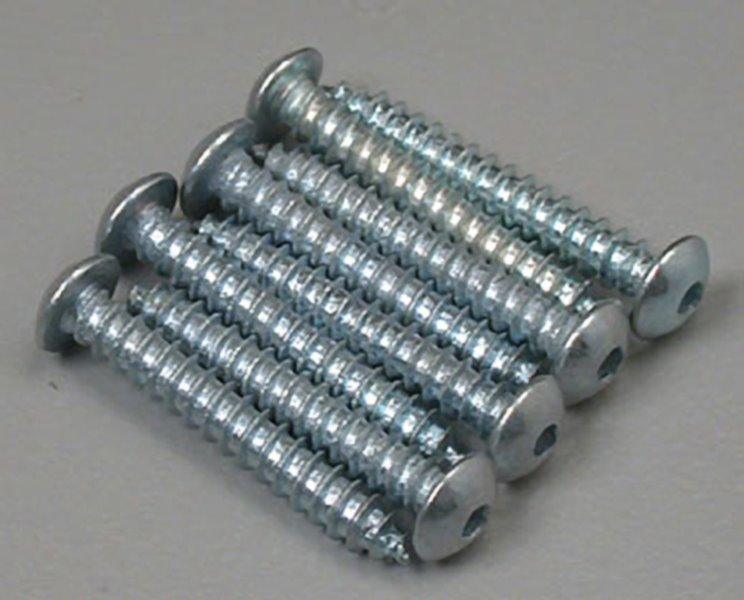 Great Planes GPMQ3126 Button Head Sheet Metal Screws 4x3/4" (8) - PowerHobby