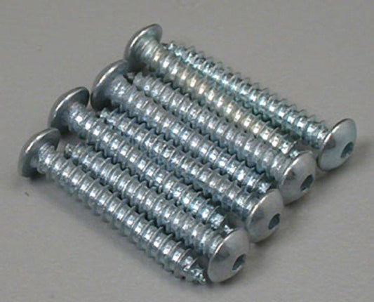Great Planes GPMQ3126 Button Head Sheet Metal Screws 4x3/4" (8) - PowerHobby