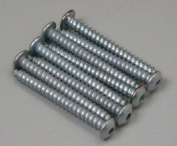 Great Planes GPMQ3128 Button Head Sheet Metal Screws 4x1" (8) - PowerHobby