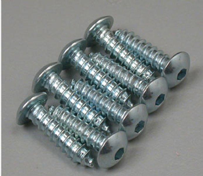 Great Planes GPMQ3130 Button Head Sheet Metal Screws 6x1/2" (8) - PowerHobby