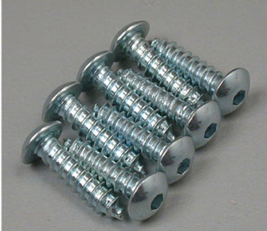 Great Planes GPMQ3130 Button Head Sheet Metal Screws 6x1/2" (8) - PowerHobby