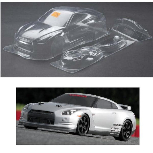 HPI Racing 17538 Nissan GT-R (R35) Clear Body 200mm RTR Sprint 2 / Nitro RS4 3 - PowerHobby