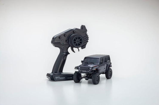 Kyosho Mini-Z 4x4 Jeep Wrangler Unlimited Rubicon Crystal Metallic Readyset - PowerHobby