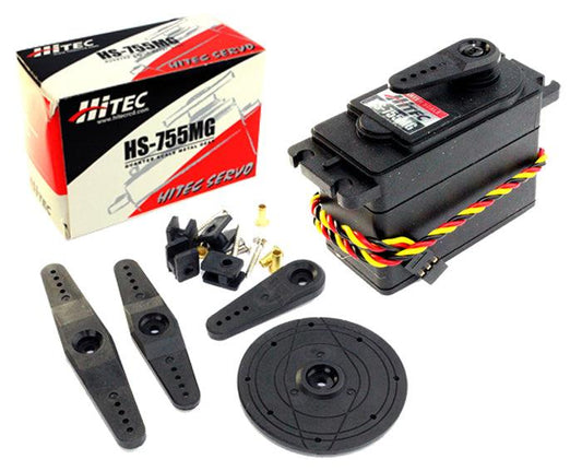 Hitec HS-755MG Metal Gear Giant Scale Servo 32755S - PowerHobby