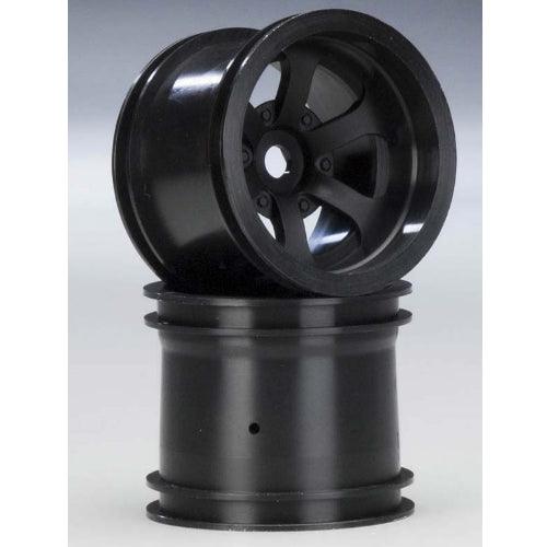 HPI Racing 3094 Scorch 6-Spoke Wheel Black (2) E-Firestorm / Wheely King 4x4 - PowerHobby