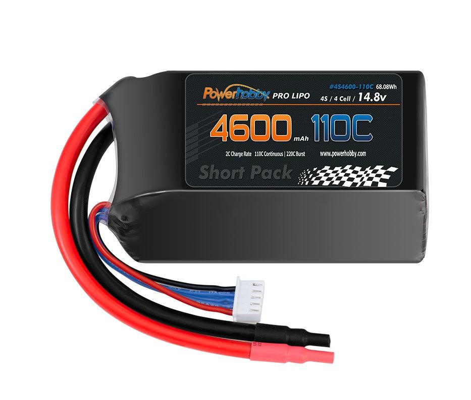Powerhobby 3S 11.4V 4600mah 110C-220C Short Drag Racing Lipo Battery - PowerHobby