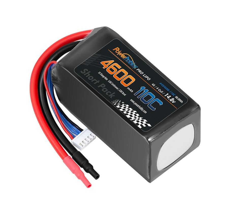 Powerhobby 3S 11.4V 4600mah 110C-220C Short Drag Racing Lipo Battery - PowerHobby