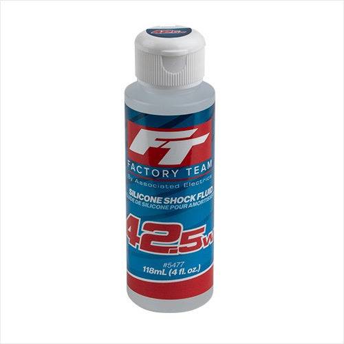 Associated 5477 42.5Wt Silicone Shock Oil 4oz Bottle (538cSt) - PowerHobby