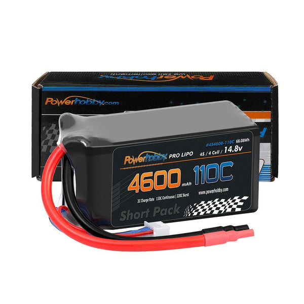 Powerhobby 4S 14.8V 4600mah 110C-220C Short Drag Racing Lipo