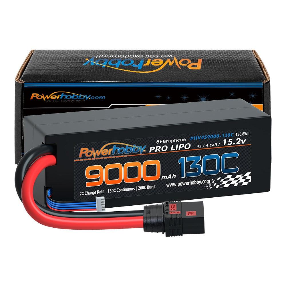 Powerhobby 4S 15.2V 9000mah 130c Graphene Lipo Battery w QS8 Plug - PowerHobby