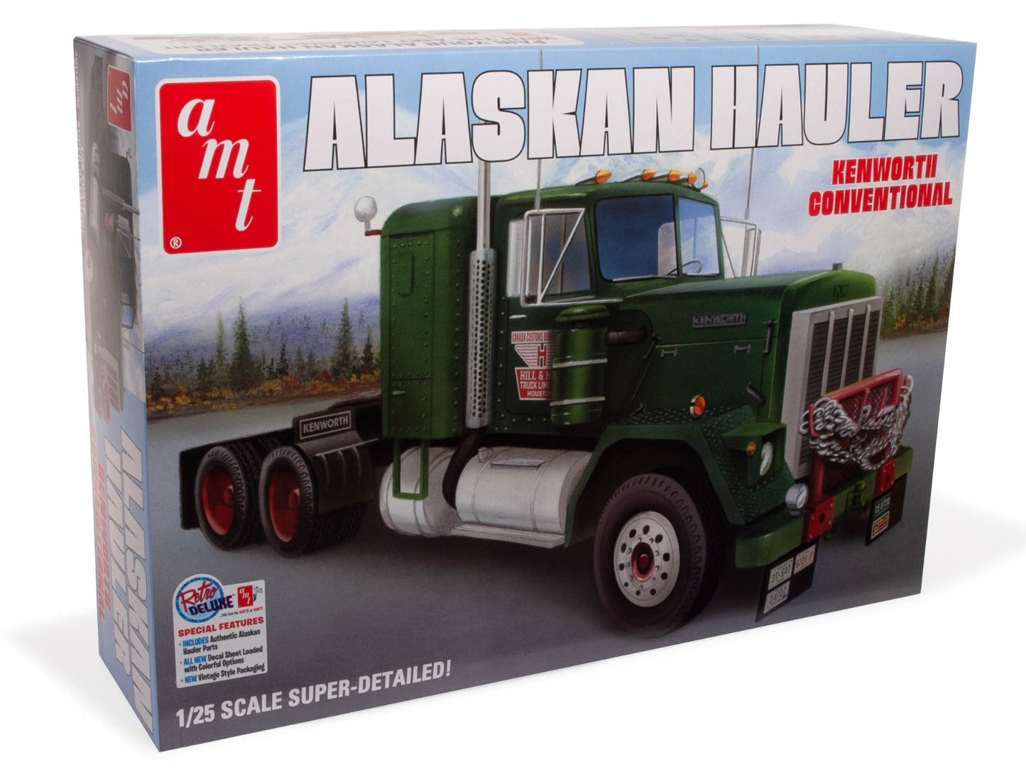 AMT 1/25 Alaskan Hauler Kenworth Tractor Truck Plastic Model Kit AMT1339 - PowerHobby