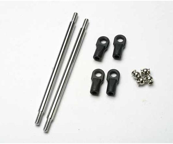 Traxxas 5318 Steel Pushrod Chrome Revo (2) | PowerHobby