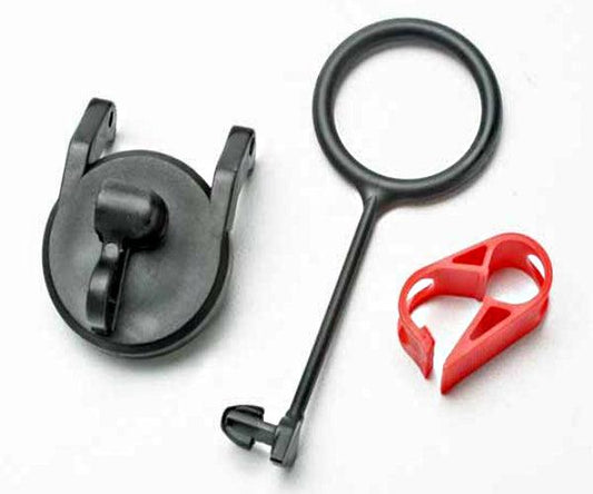 Traxxas 5367 Pull Ring Fuel Tank Cap & Shut Off Clamp Revo Slayer - PowerHobby
