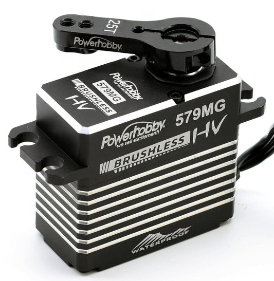 Powerhobby 579MG High Torque High Speed Digital Brushless Servo 0.07/430oz @ 8.4V - PowerHobby