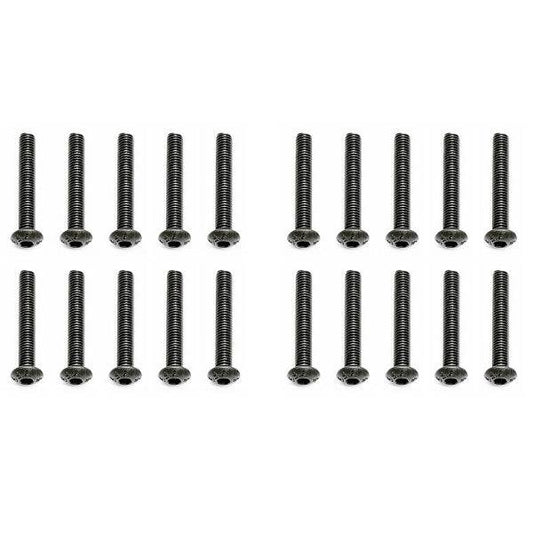 Associated 25188 M3 x 20mm Button Head Hex Screw (20) Rival MGT - PowerHobby