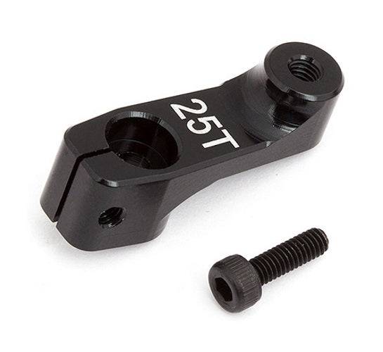 Associated 1370 Aluminum Clamping Servo Horn 25T, 15.5 mm RC10B6 /4 RC10B64D - PowerHobby