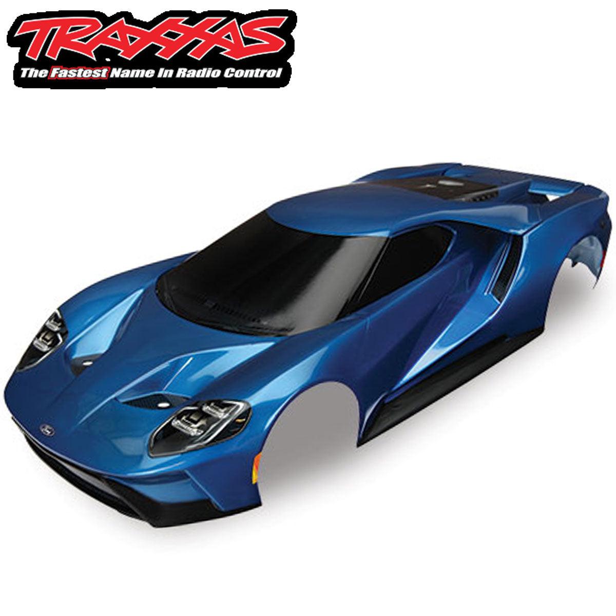 Traxxas 8311A Body Ford GT Blue (Painted, Decals Applied) - PowerHobby